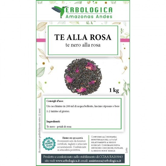 Tè nero alla rosa 1 kg Tè nero alla rosa 1 kg