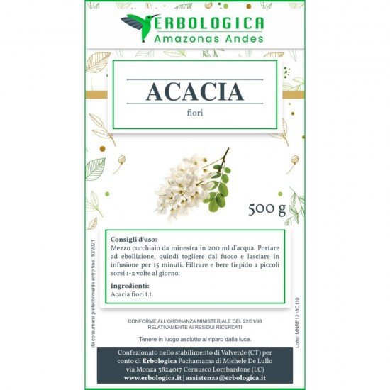 Acacia flowers cut herbal tea 500 grams