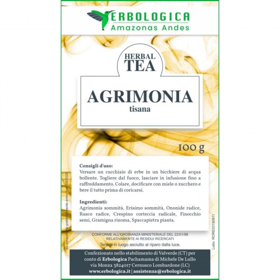 Agrimonia tisana composta 100 grammi