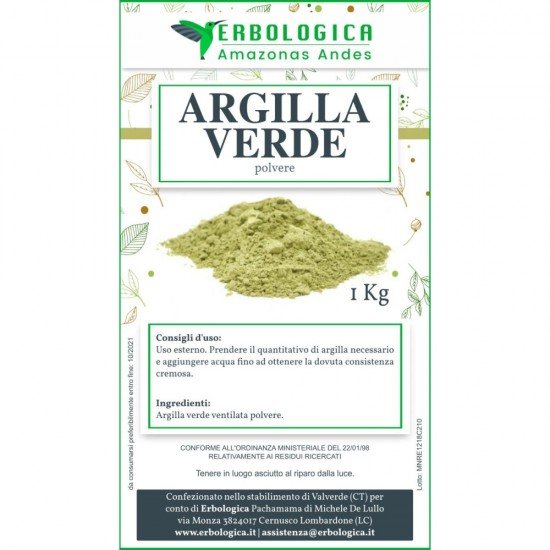 500g ventilated green clay 500g ventilated green clay