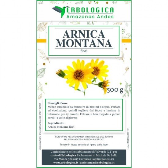 Arnica montana flowers herbal tea 500 grams