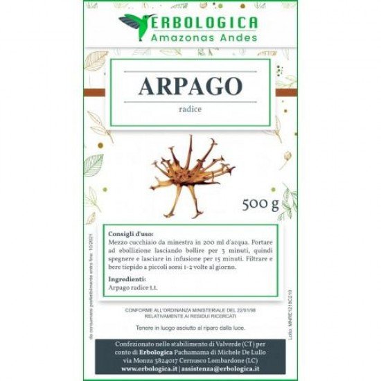 Devil's claw root 500 grams Devil's claw root 500 grams