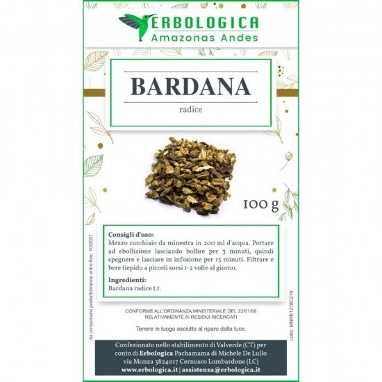 Radice di Bardana da 100g Radice di Bardana da 100g