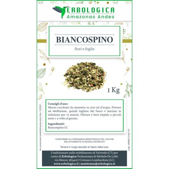 Biancospino fiori e foglie infuso Biancospino fiori e foglie infuso