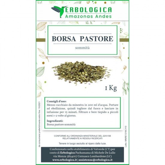 Shepherd's bag plant cut herbal tea 500 grams Shepherd's bag plant cut herbal tea 500 grams