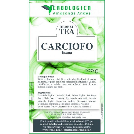 Artichoke herbal tea made 100 grams