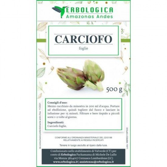 Herbal tea cut artichoke 500 grams Herbal tea cut artichoke 500 grams