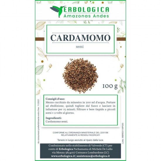 Cardamomo verdi semi interi 