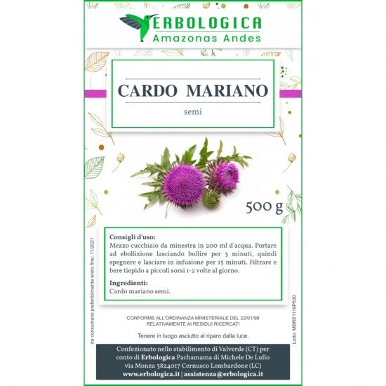 Milk thistle seeds herbal tea 500 grams Milk thistle seeds herbal tea 500 grams