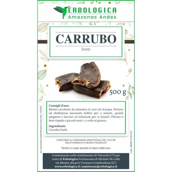 Carrubo frutti 500 grammi Carrubo frutti 500 grammi