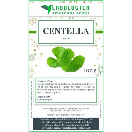 Centella asiatica herbal tea pack of 100 grams Centella asiatica herbal tea pack of 100 grams