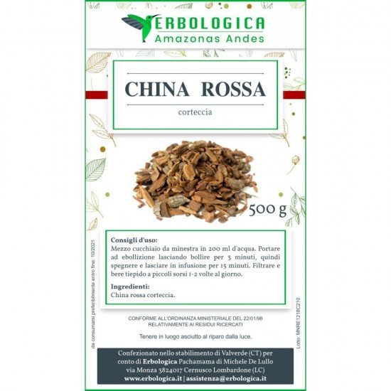 Corteccia di China rossa da 500g Corteccia di China rossa da 500g