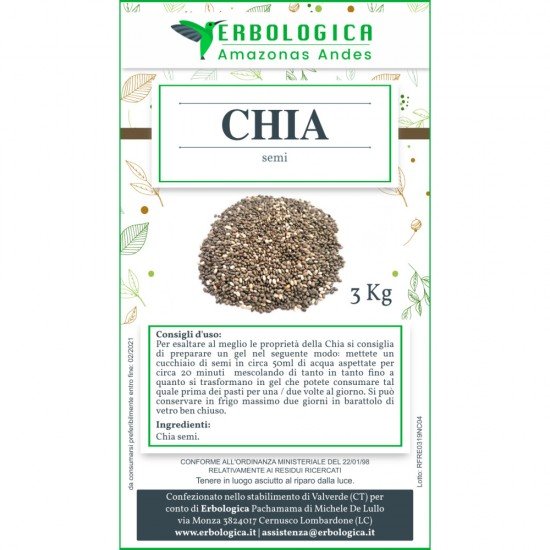 Semi di chia 3 kg Semi di chia 3 kg