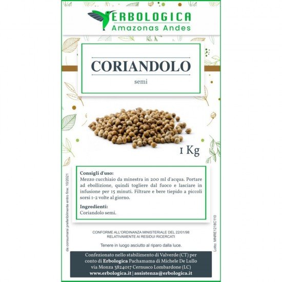 Coriander seeds herbal tea 1 kg Coriander seeds herbal tea 1 kg