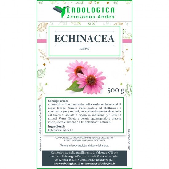 Echinacea radice tisana 500 grammi Echinacea radice tisana 500 grammi