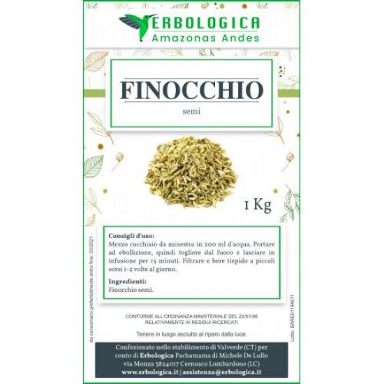 Fennel seeds herbal tea formed by 1 kg