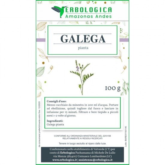 Galega pianta tisana 500 grammi Galega pianta tisana 500 grammi