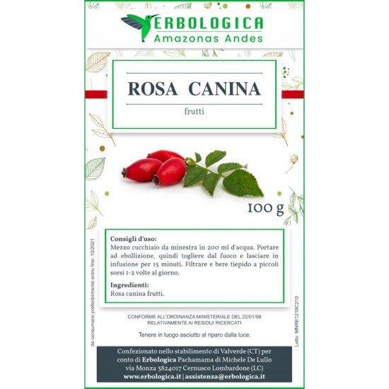 Rosa Canina frutti tisana 500 grammi