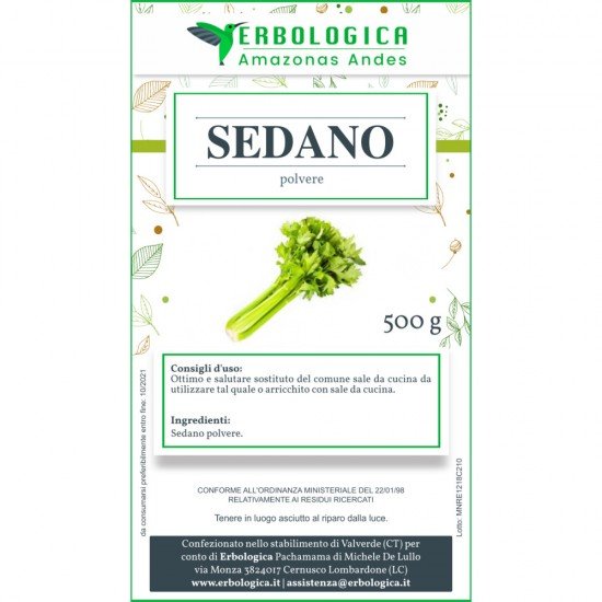 Sedano in polvere da 500 grammi Sedano in polvere da 500 grammi