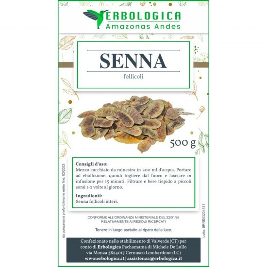 Senna follicoli interi da 500g Senna follicoli interi da 500g