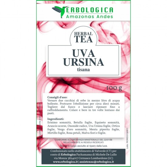 Herbal tea made from bearberry