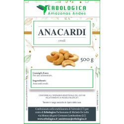 Anacardi crudi confezione da 500 grammi Anacardi crudi confezione da 500 grammi