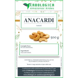 Anacardi tostati confezione da 500 grammi Anacardi tostati confezione da 500 grammi