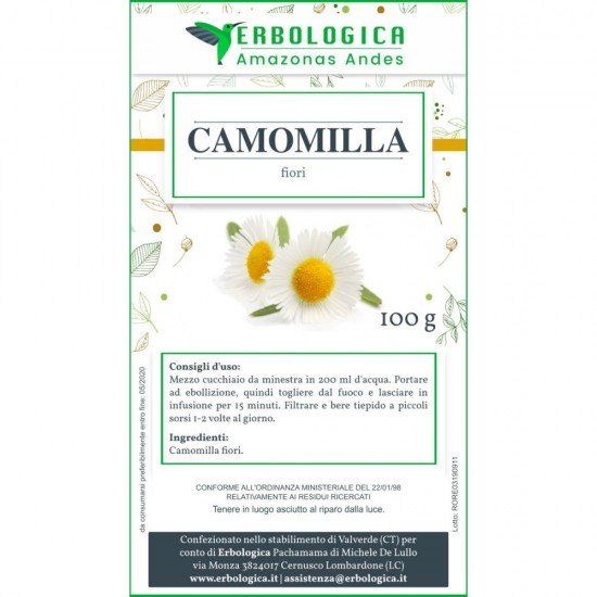 Chamomile flowers herbal tea 100 grams