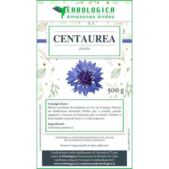Centaurea plant cut herbal tea 500 grams Centaurea plant cut herbal tea 500 grams
