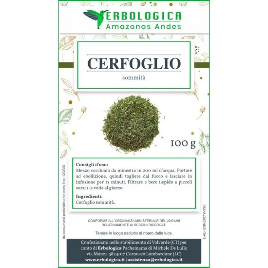 Chervil herbal tea 100 grams Chervil herbal tea 100 grams