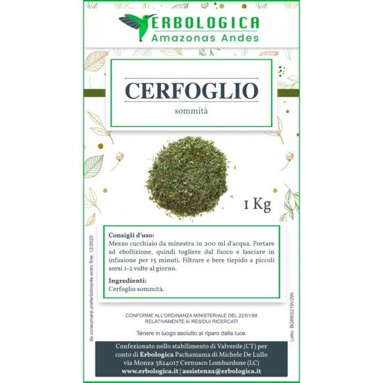 Chervil plant herbal tea 500 grams Chervil plant herbal tea 500 grams