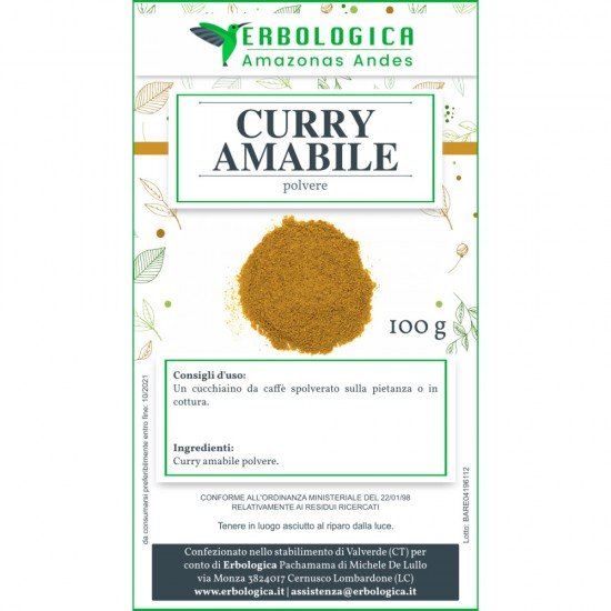 Curry amabile tisana 500 grammi