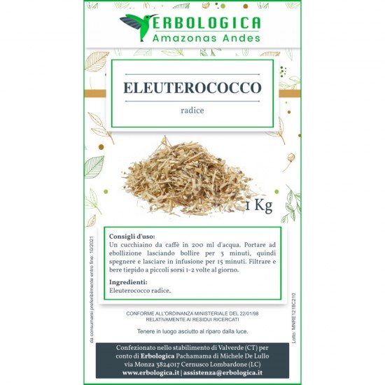 Eleutherococcus root herbal tea cut 1 kg