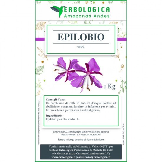 Tisana Epilobium Parviflorum da 100g Tisana Epilobium Parviflorum da 100g