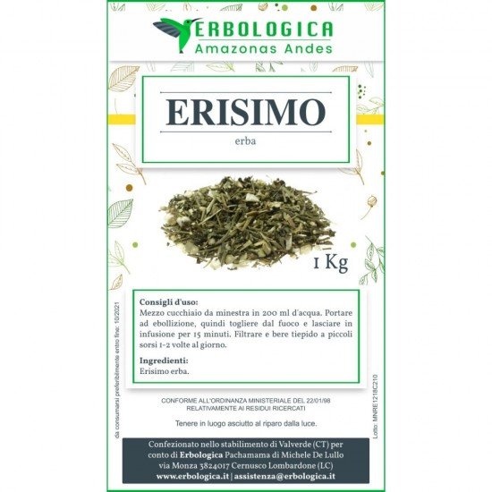 Erisimo taglio tisana 500 grammi Erisimo taglio tisana 500 grammi