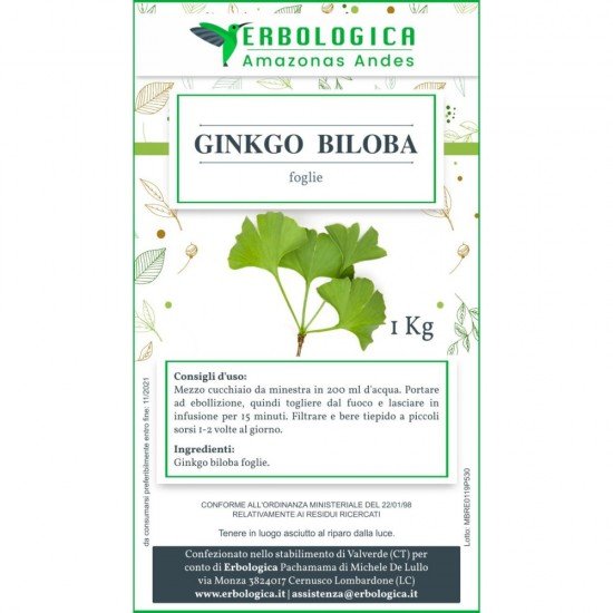 Ginkgo Biloba herbal tea 500 grams Ginkgo Biloba herbal tea 500 grams