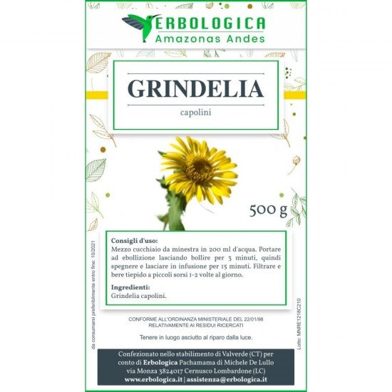 Grindelia flower heads herbal tea 500 grams Grindelia flower heads herbal tea 500 grams