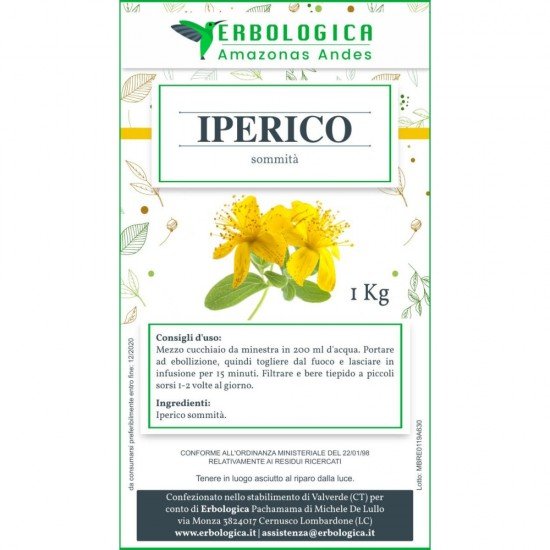 Iperico taglio tisana formato da 1kg Iperico taglio tisana formato da 1kg