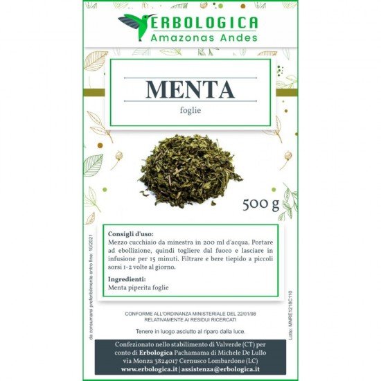 Menta piperita tisana Menta piperita tisana
