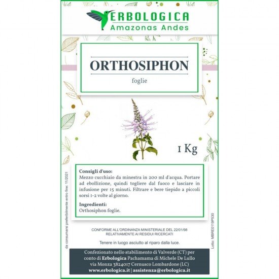 Orthosiphon foglie tisana formato da 1 kg Orthosiphon foglie tisana formato da 1 kg