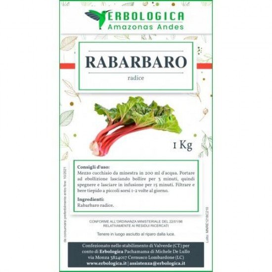Rabarbaro taglio tisana da 1 kg