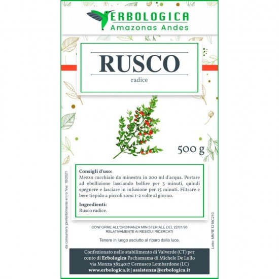 Rusco root herbal tea cut Rusco root herbal tea cut
