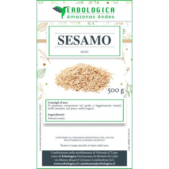 Semi di sesamo spezia 500 grammi Semi di sesamo spezia 500 grammi