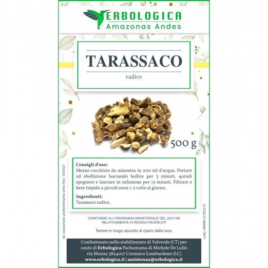 Tarassaco radice tisana 500 grammi Tarassaco radice tisana 500 grammi