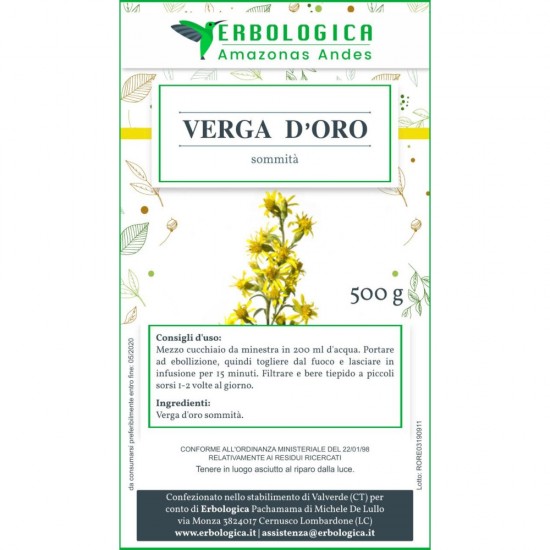 Verga d'oro taglio tisana Verga d'oro taglio tisana