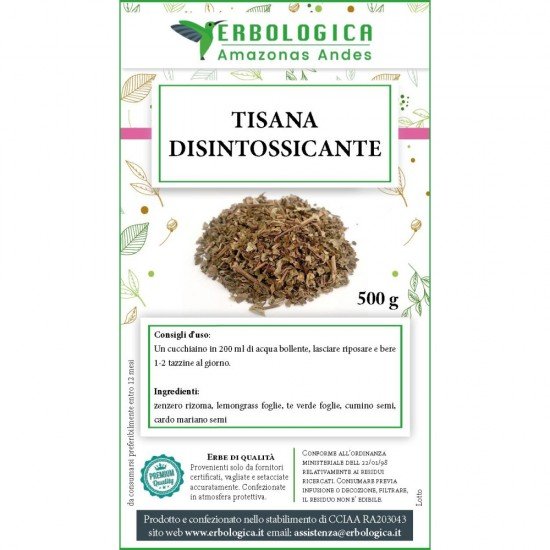 Tisana disintossicante 500 grammi Tisana disintossicante 500 grammi