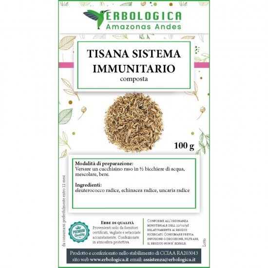 Tisana sistema immunitario confezione da 1 kg Tisana sistema immunitario confezione da 1 kg
