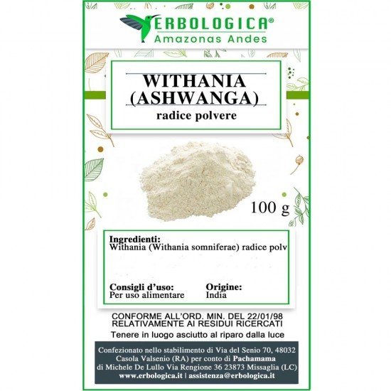 Withania in polvere 100 grammi Withania in polvere 100 grammi