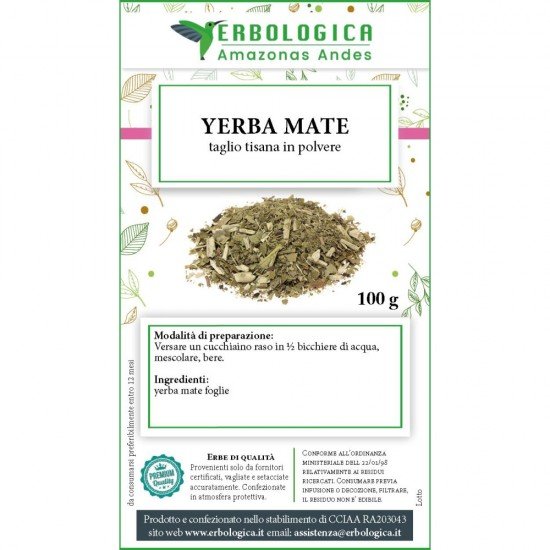Yerba mate powder 100 grams Yerba mate powder 100 grams