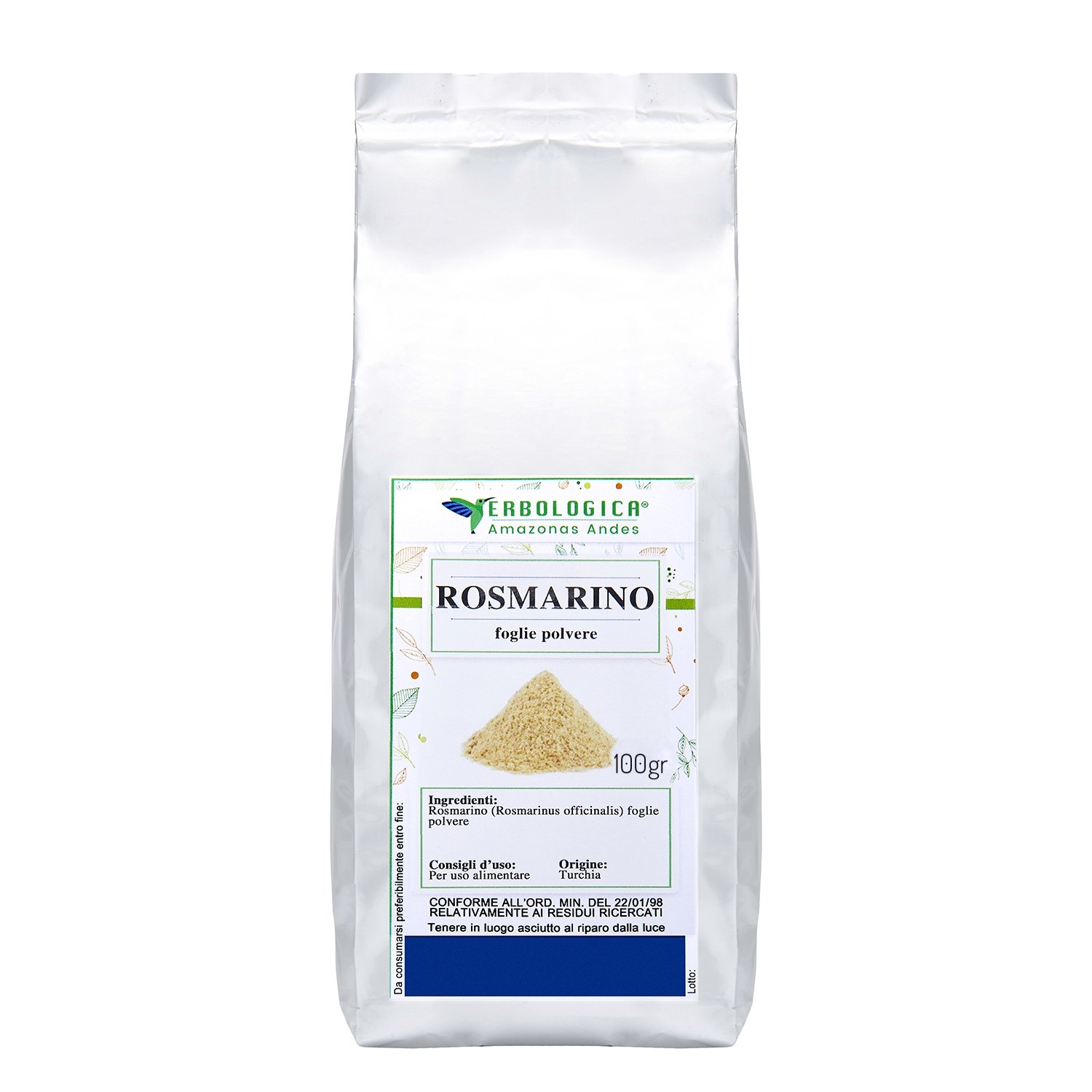 Rosmarino Essiccato 1kg - Qualit&agrave; Premium Per T&egrave;, Spezie E